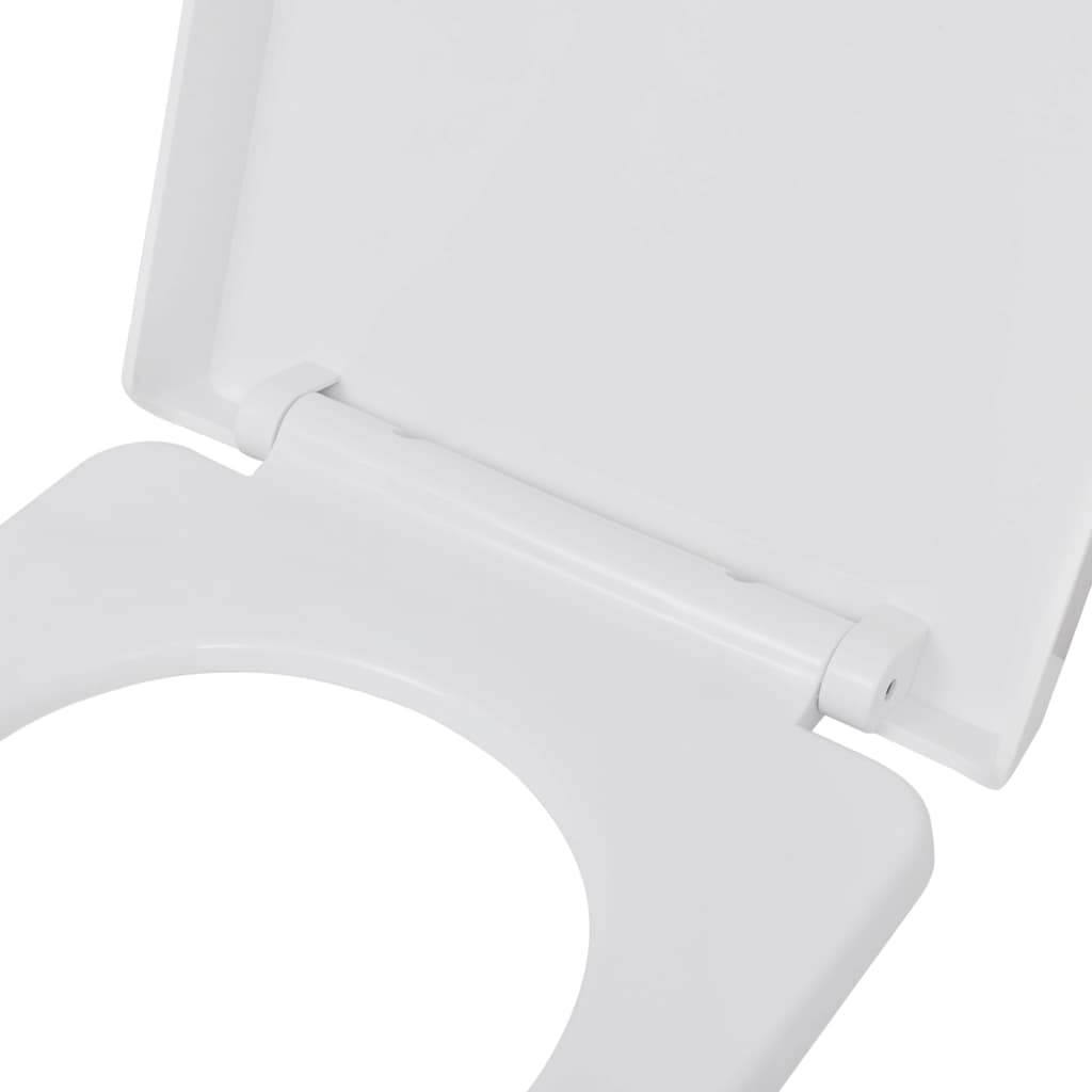Galleria Design Toilet Seats with Soft Close Lids 2 pcs Plastic White