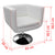 Galleria Design Bar Stool White Faux Leather