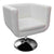 Galleria Design Bar Chairs 2 pcs White Faux Leather