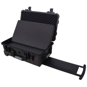 Galleria Design Wheel-equipped Tool/Equipment Case with Pick & Pluck Foam Inside