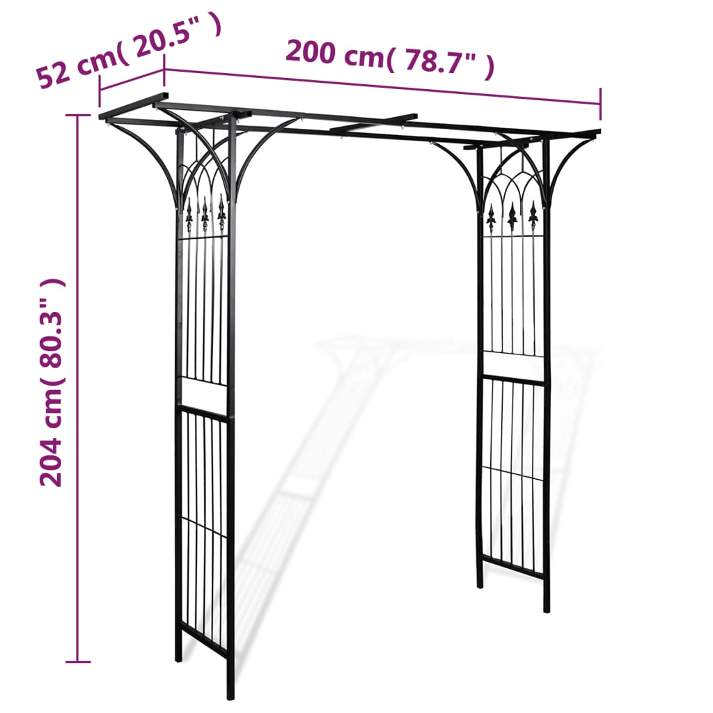 Galleria Design Garden Arch 200x52x204 cm