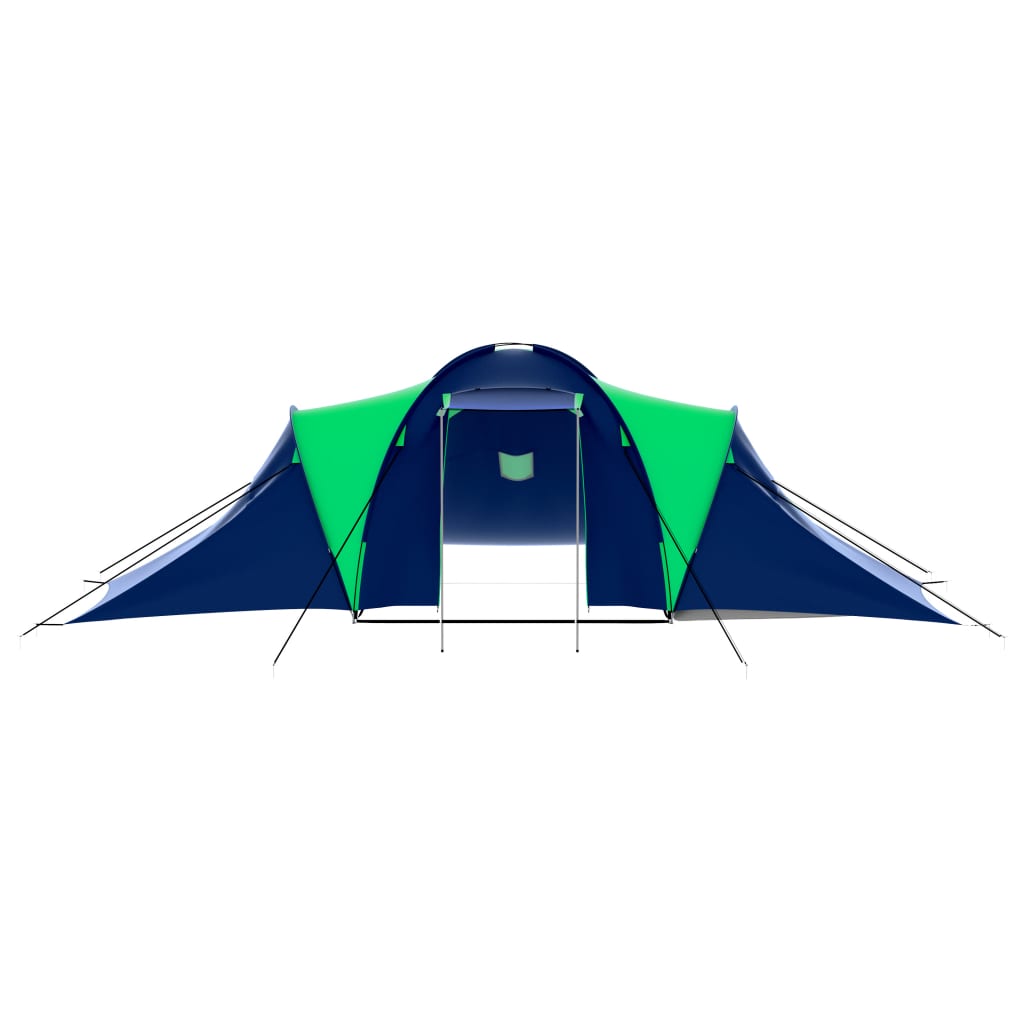 Galleria Design Camping Tent Polyester 9 Persons Blue-green
