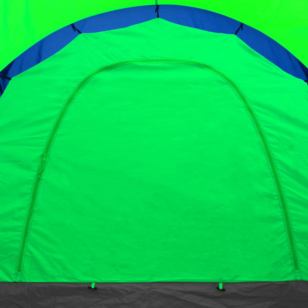 Galleria Design Camping Tent Polyester 9 Persons Blue-green