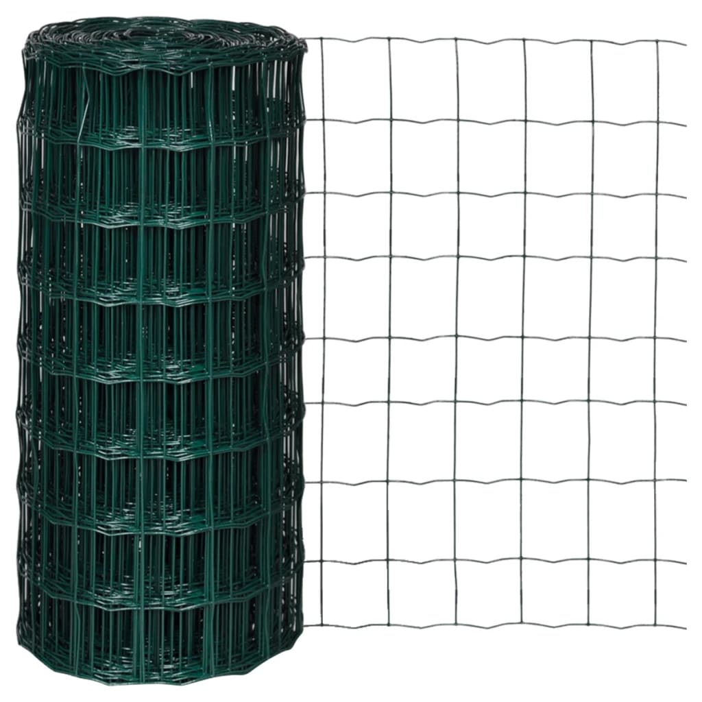 Galleria Design Euro Fence Steel 10x0.8 m Green