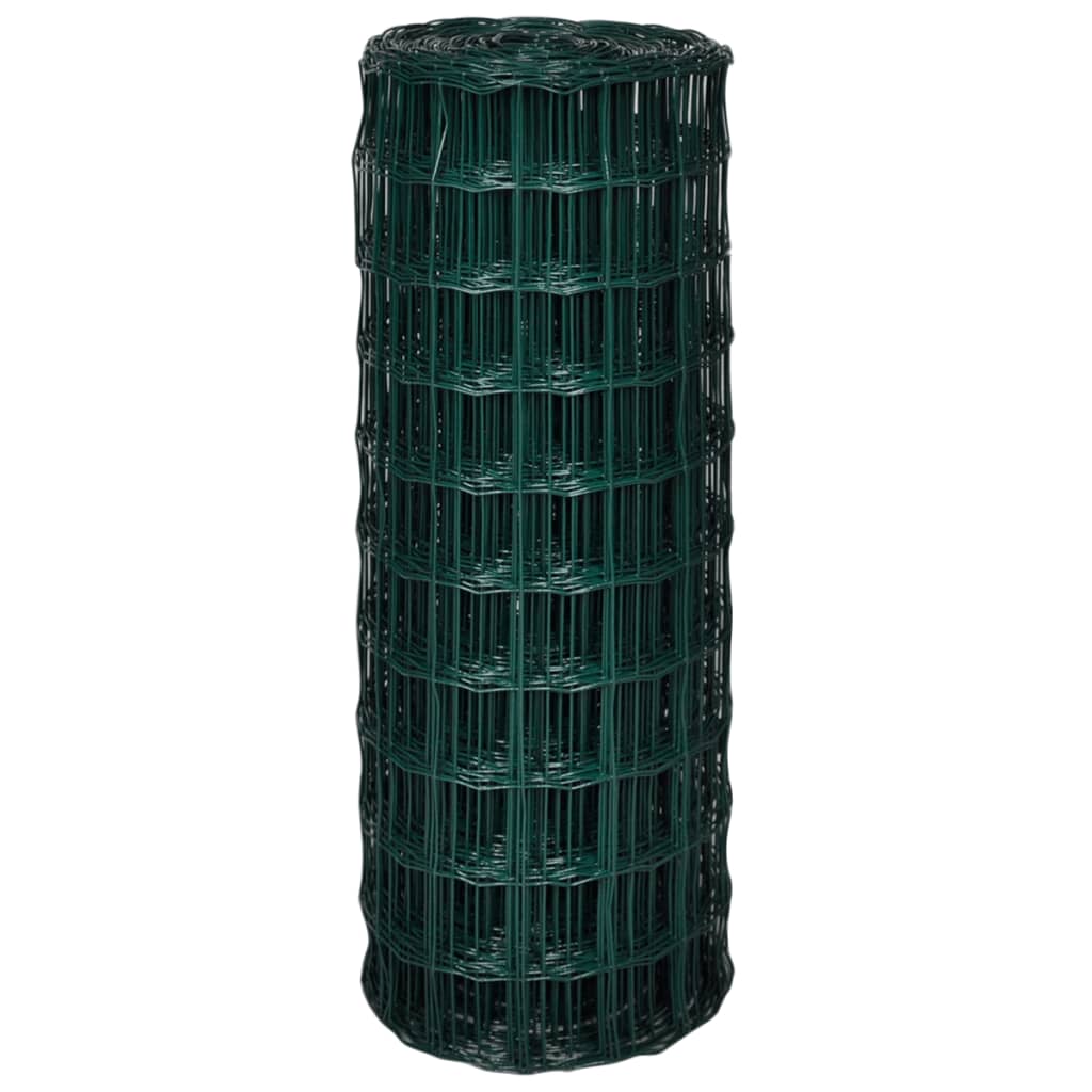 Galleria Design Euro Fence Steel 25x1.0 m Green