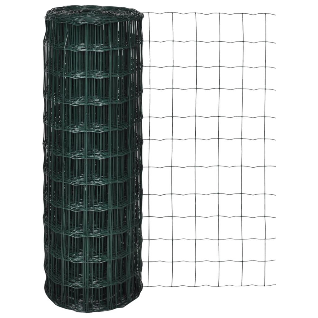 Galleria Design Euro Fence Steel 10x1.0 m Green