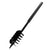 Galleria Design Ground Drill with Handle Auger Bit 120 mm Double Spirals Steel Black