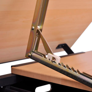 Galleria Design Two Drawers Tiltable Tabletop Drawing Table with Stool