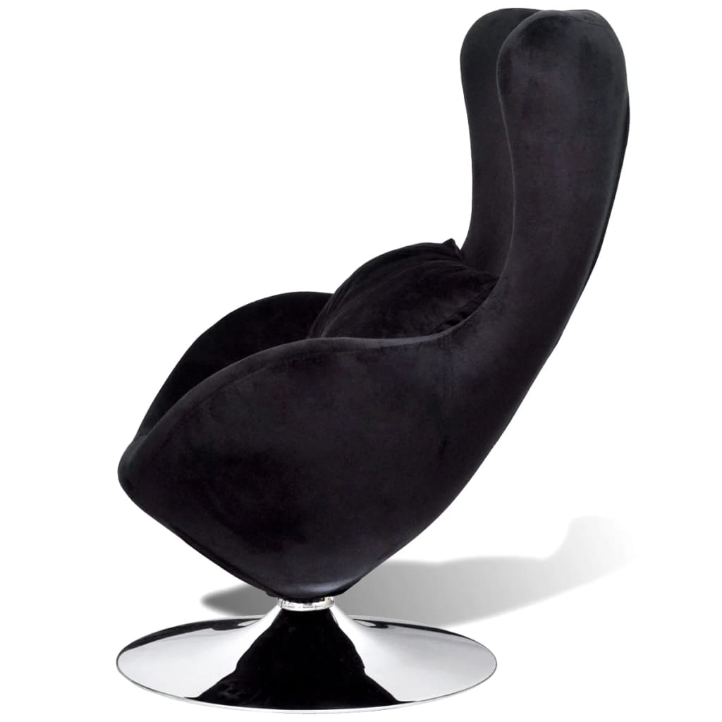 Galleria Design Armchair with Egg Shape Black