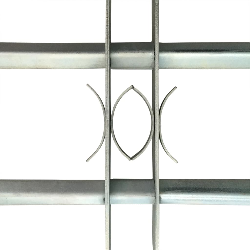 Galleria Design Adjustable Security Grille for Windows with 2 Crossbars 500-650 mm
