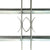 Galleria Design Adjustable Security Grille for Windows with 2 Crossbars 500-650 mm