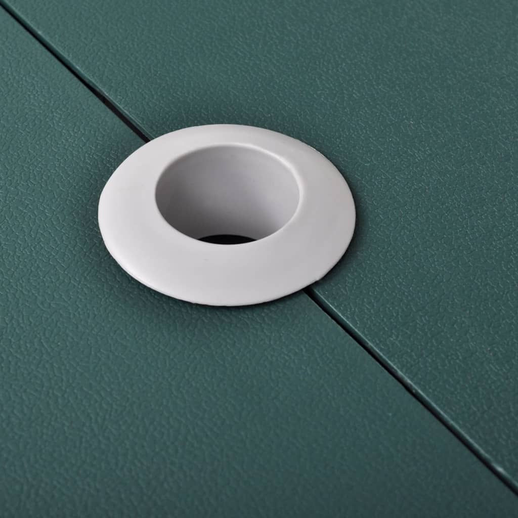 Galleria Design Foldable Camping Table Set with 4 Stools Aluminium Extra Light Green