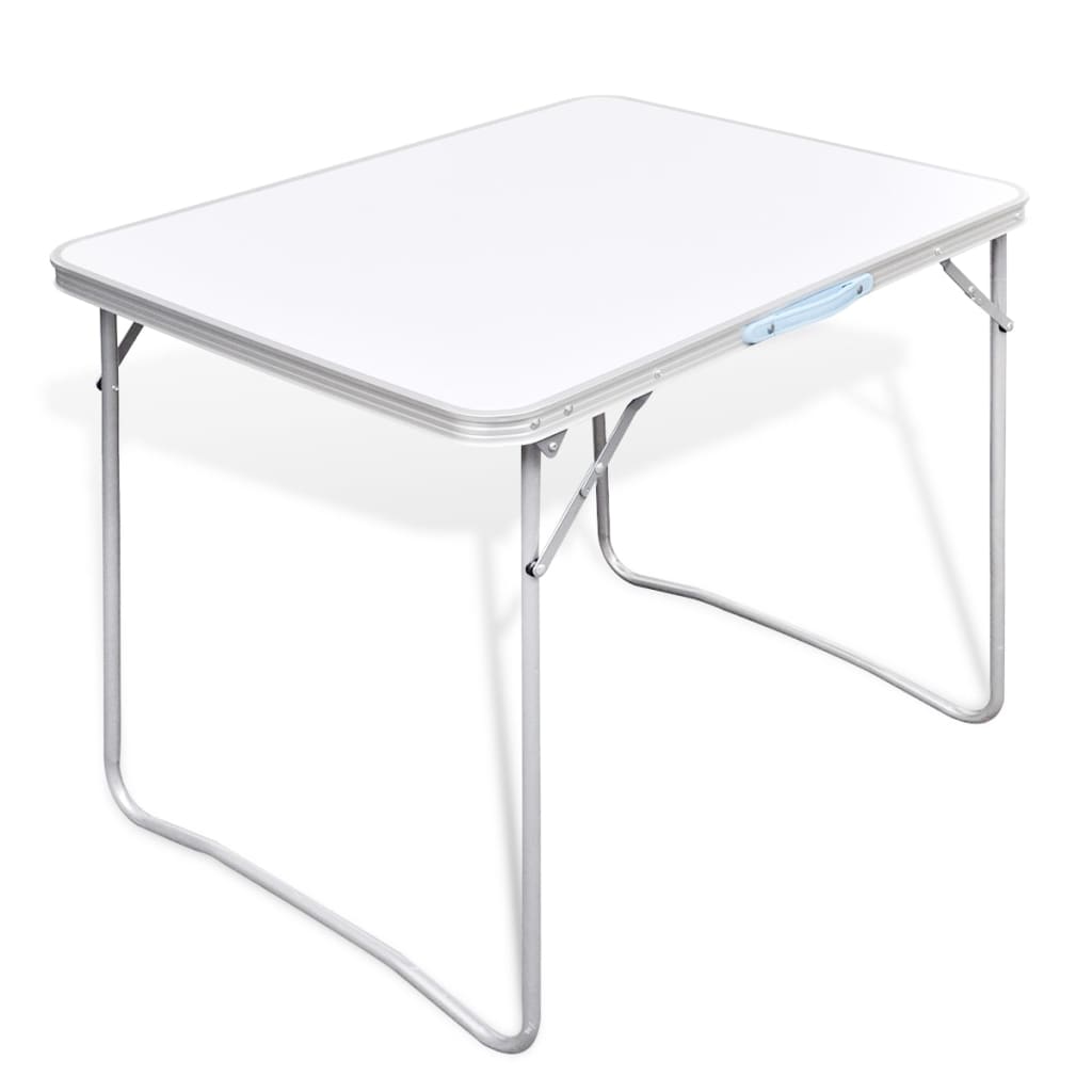 Galleria Design Foldable Camping Table with Metal Frame 80 x 60 cm