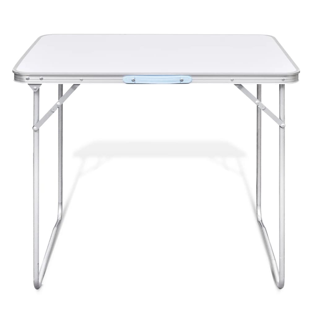 Galleria Design Foldable Camping Table with Metal Frame 80 x 60 cm