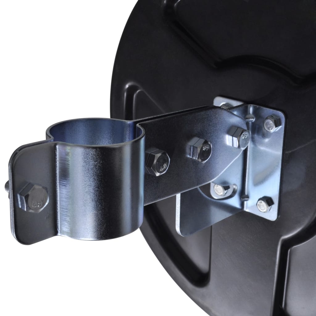 Galleria Design Convex Traffic Mirror PC Plastic Black 30 cm Outdoor