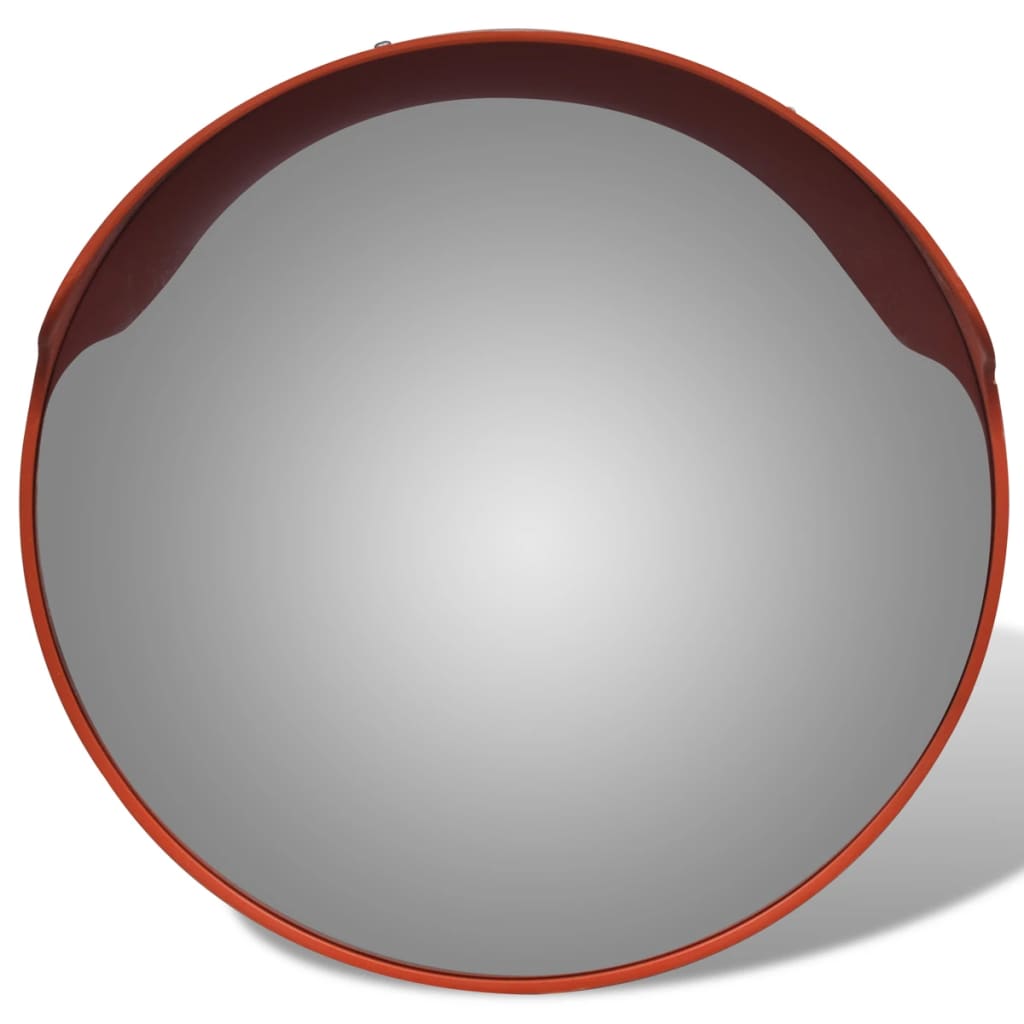 Galleria Design Convex Traffic Mirror PC Plastic Orange 45 cm Outdoor