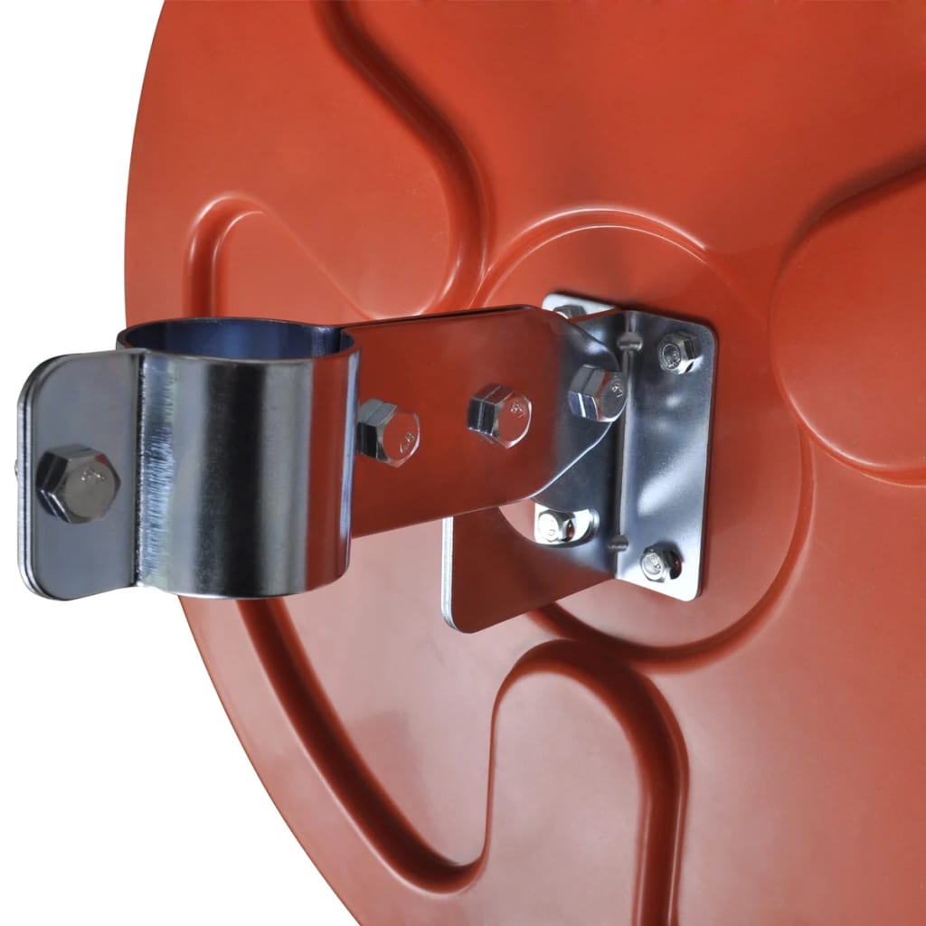 Galleria Design Convex Traffic Mirror PC Plastic Orange 45 cm Outdoor