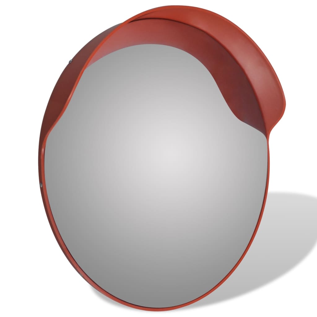 Galleria Design Convex Traffic Mirror PC Plastic Orange 60 cm Outdoor