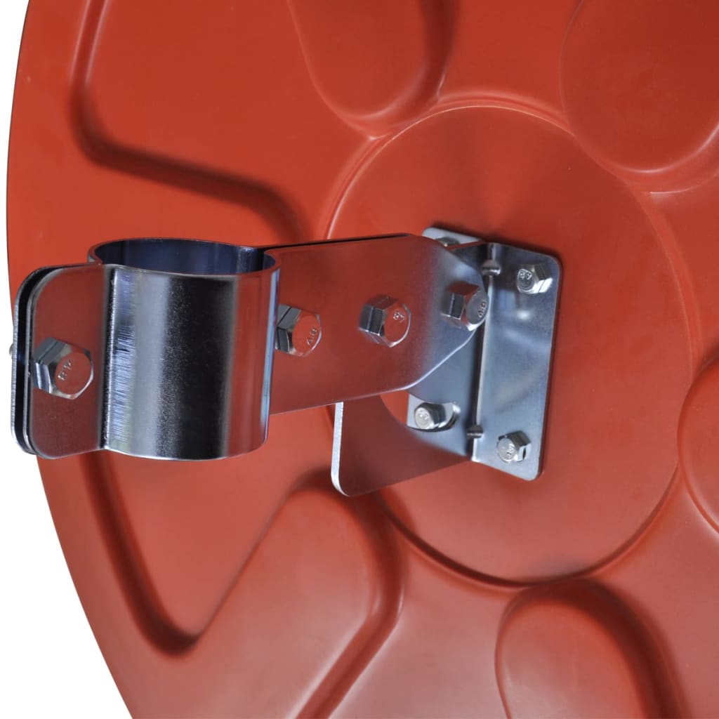 Galleria Design Convex Traffic Mirror PC Plastic Orange 60 cm Outdoor