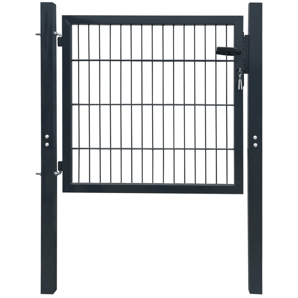 Galleria Design 2D Fence Gate (Single) Anthracite Grey 106 x 130 cm