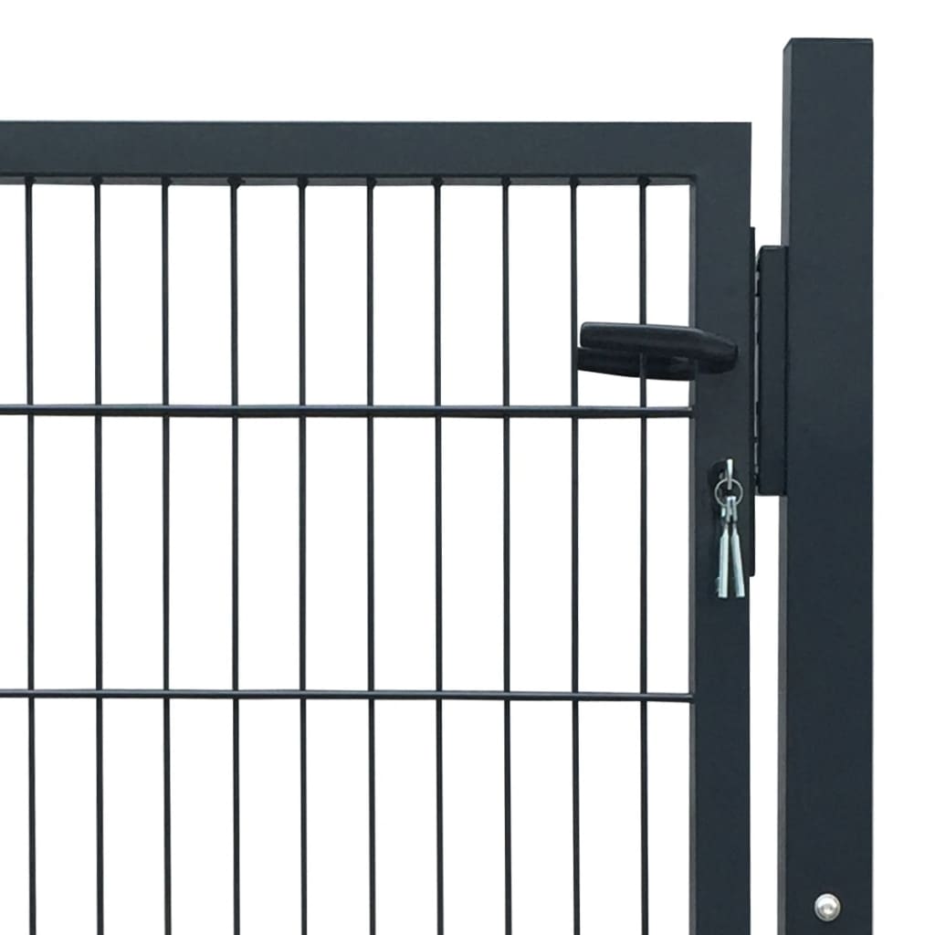 Galleria Design 2D Fence Gate (Single) Anthracite Grey 106 x 130 cm