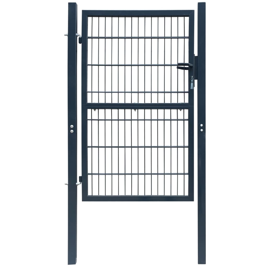 Galleria Design 2D Fence Gate (Single) Anthracite Grey 106 x 170 cm