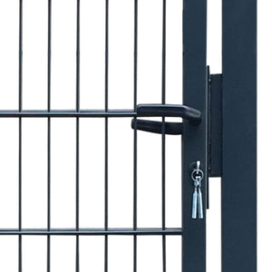Galleria Design 2D Fence Gate (Single) Anthracite Grey 106 x 170 cm