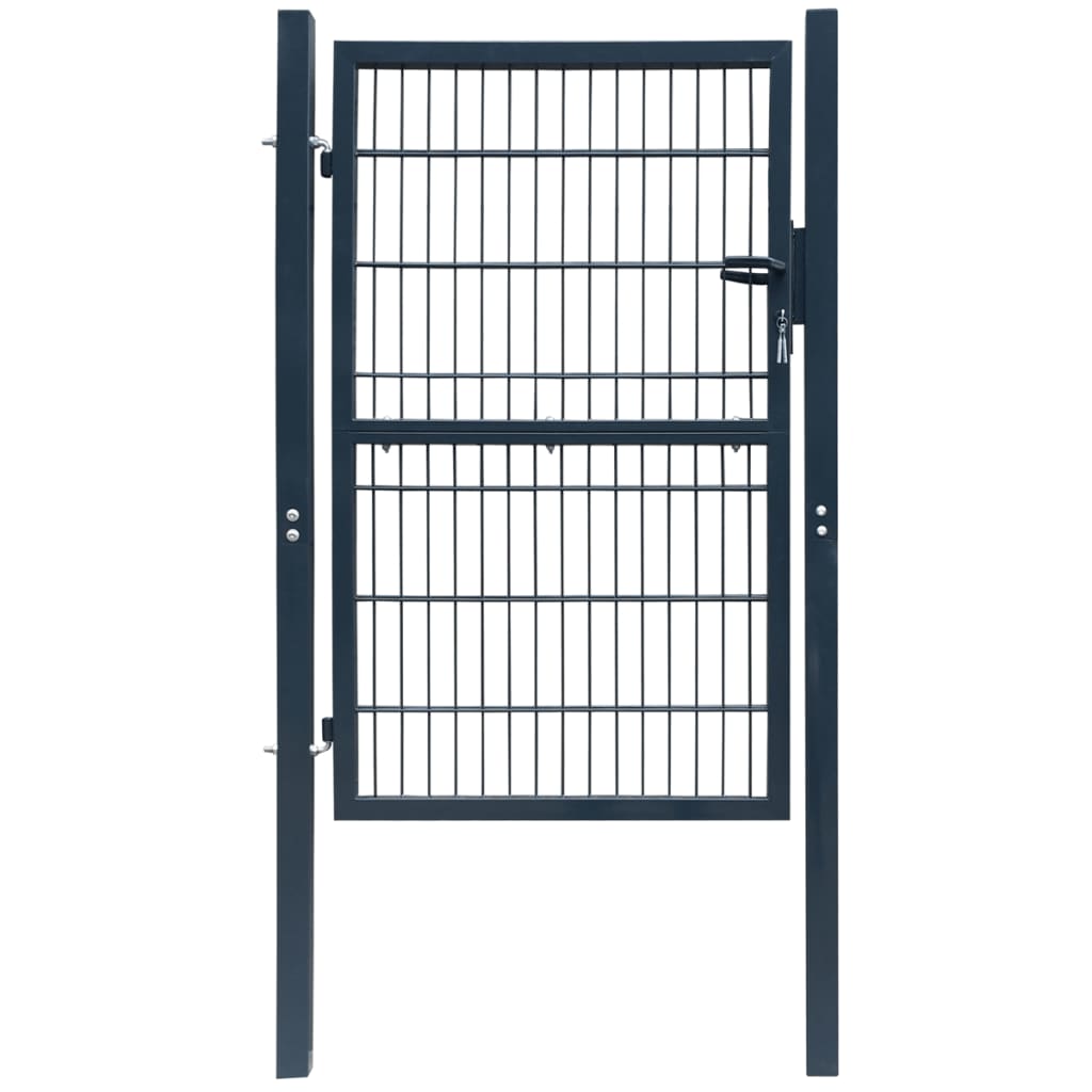 Galleria Design 2D Fence Gate (Single) Anthracite Grey 106 x 190 cm