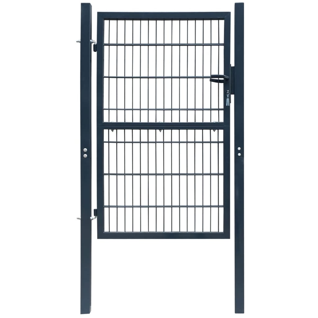 Galleria Design 2D Fence Gate (Single) Anthracite Grey 106 x 210 cm