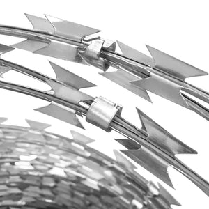 Galleria Design BTO-22 Clipped Concertina Razor Wire Galvanised Steel 150 m