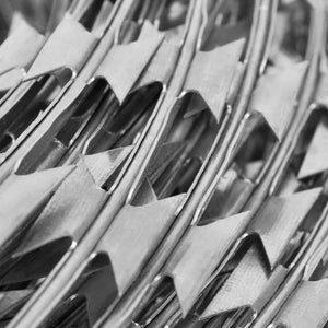 Galleria Design BTO-22 Clipped Concertina Razor Wire Galvanised Steel 150 m