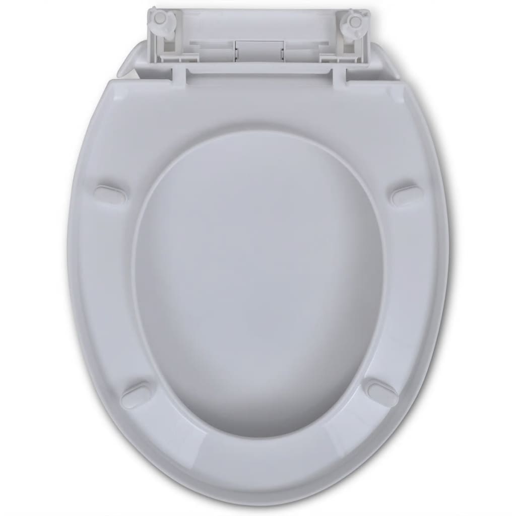 Galleria Design Soft-close Toilet Seat White Oval