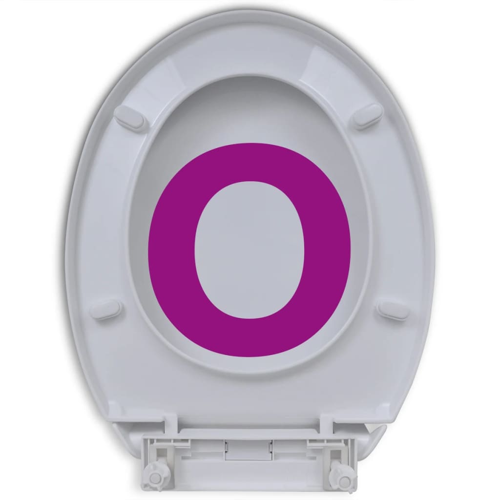 Galleria Design Soft-close Toilet Seat White Oval