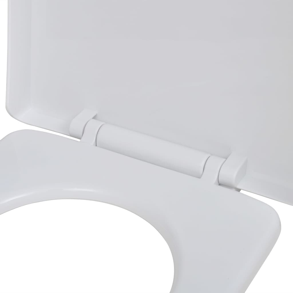 Galleria Design White Soft-close Toilet Seat Square