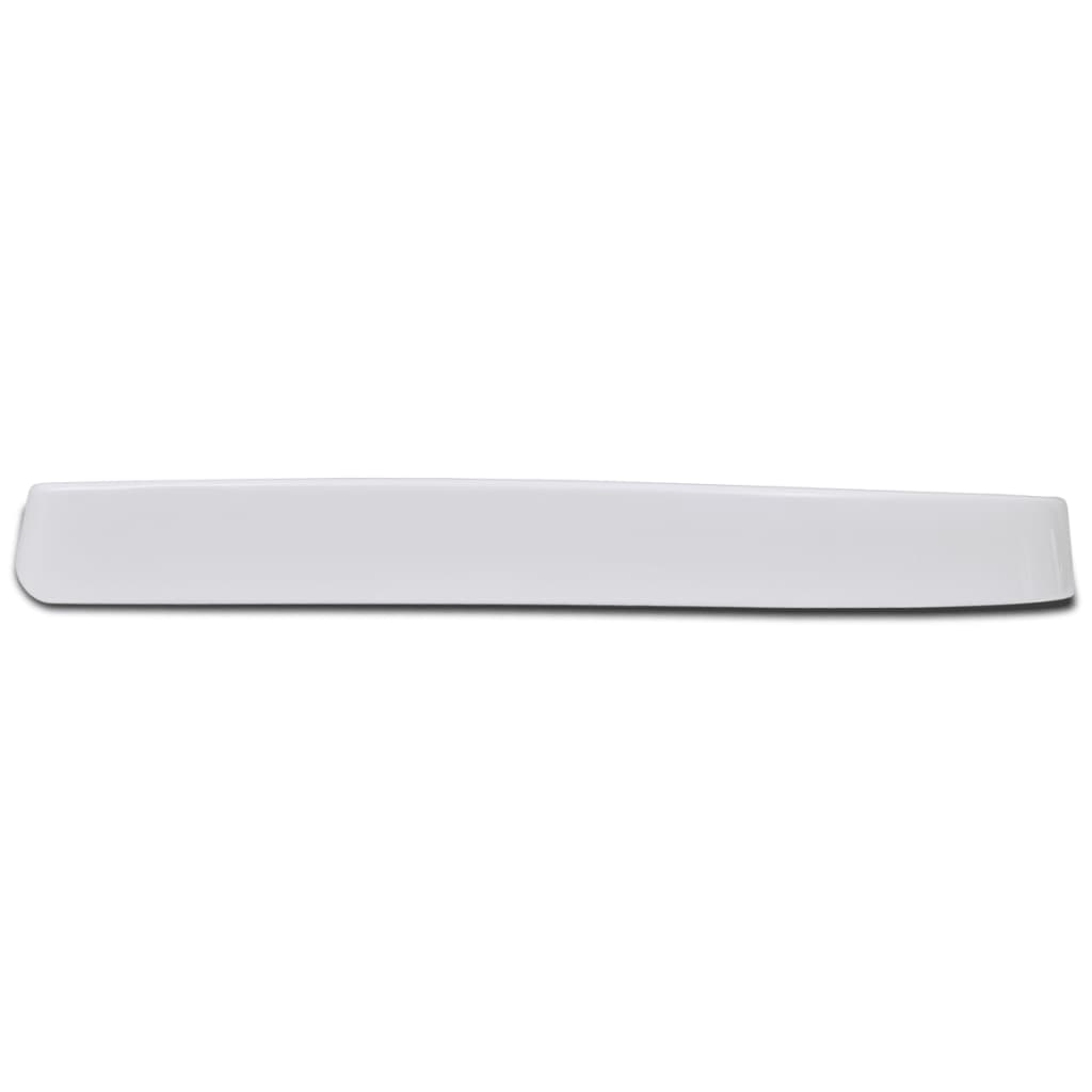 Galleria Design Soft-close Toilet Seat with Quick-release Design White Square