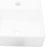Galleria Design Ceramic Bathroom Sink Basin with Faucet Hole White Square