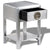 Galleria Design Aviator End Table with 1 Drawer Vintage Aircraft Airman Style