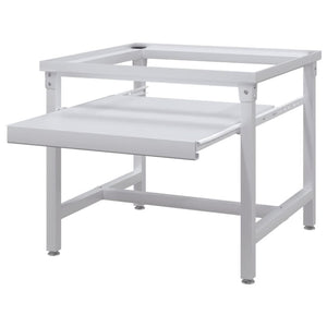 Galleria Design Washing Machine Pedestal with Pull-Out Shelf White