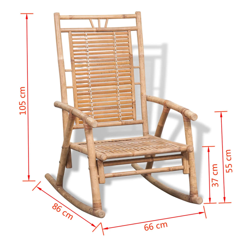 Galleria Design Rocking Chair Bamboo