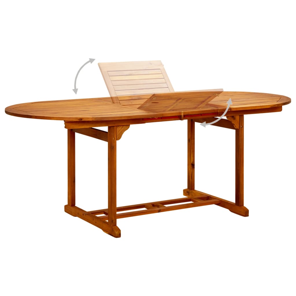 Galleria Design Garden Table 200x100x75 cm Solid Acacia Wood