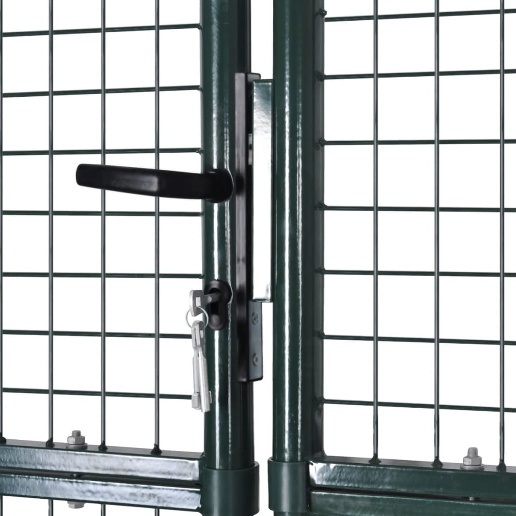 Galleria Design Double Door Fence Gate Powder-Coated Steel