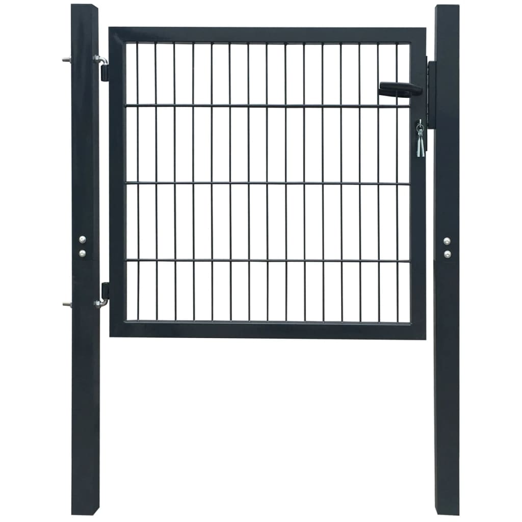 Galleria Design Fence Gate Steel Anthracite 105x150 cm