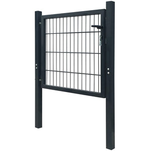 Galleria Design Fence Gate Steel Anthracite 105x150 cm