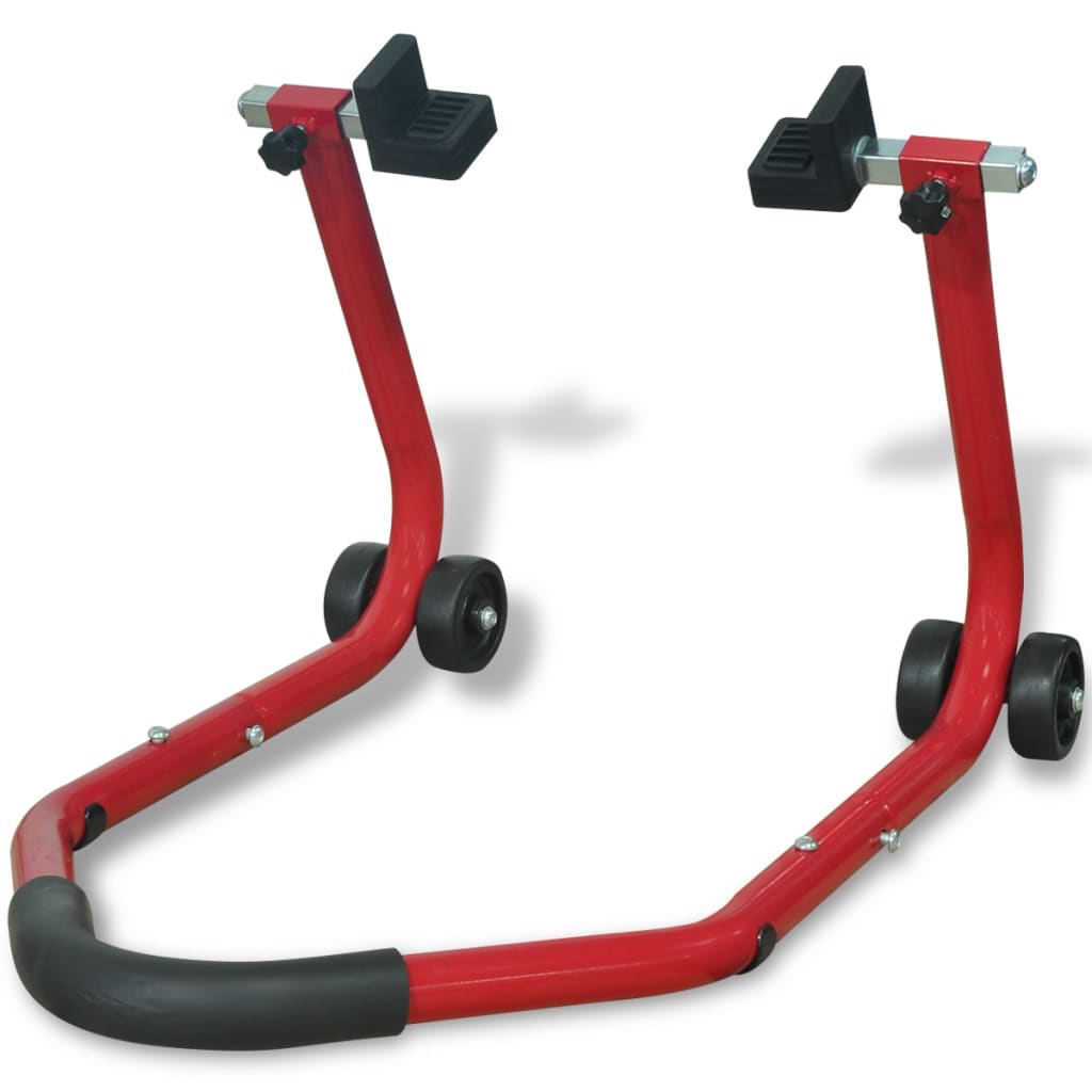 Galleria Design Motorcycle Rear Paddock Stand Red