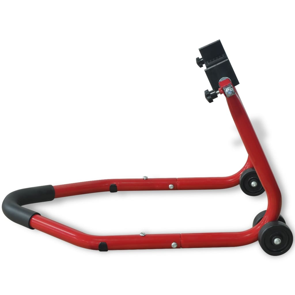 Galleria Design Motorcycle Rear Paddock Stand Red
