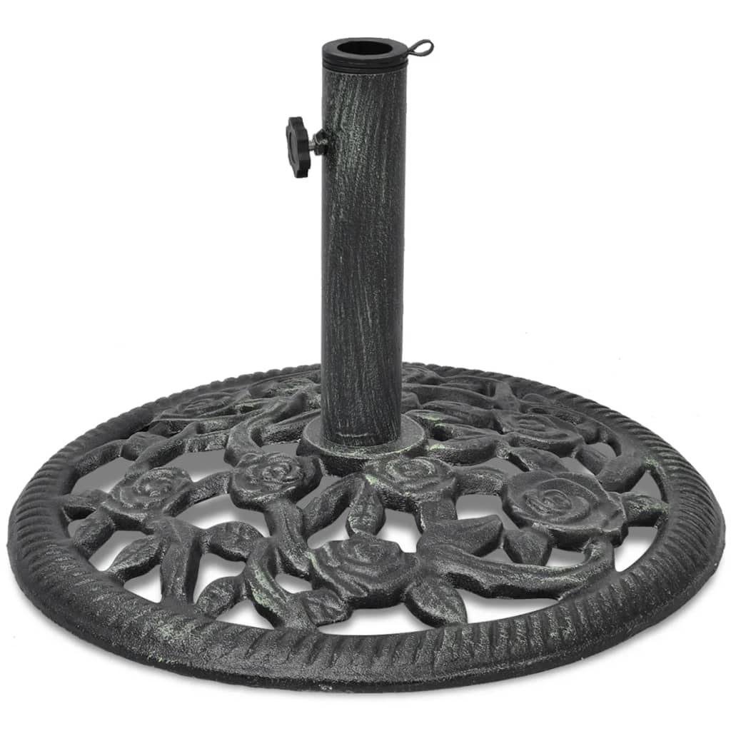 black round cast iron patio umbrella holder Galleria Design Umbrella Base Cast Iron 12 kg 48 cm