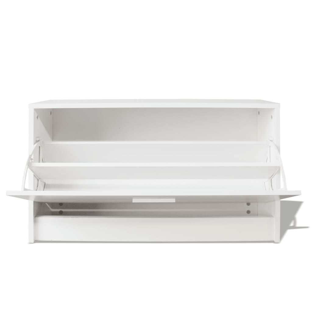 Galleria Design Shoe Storage Bench White 80x24x45 cm