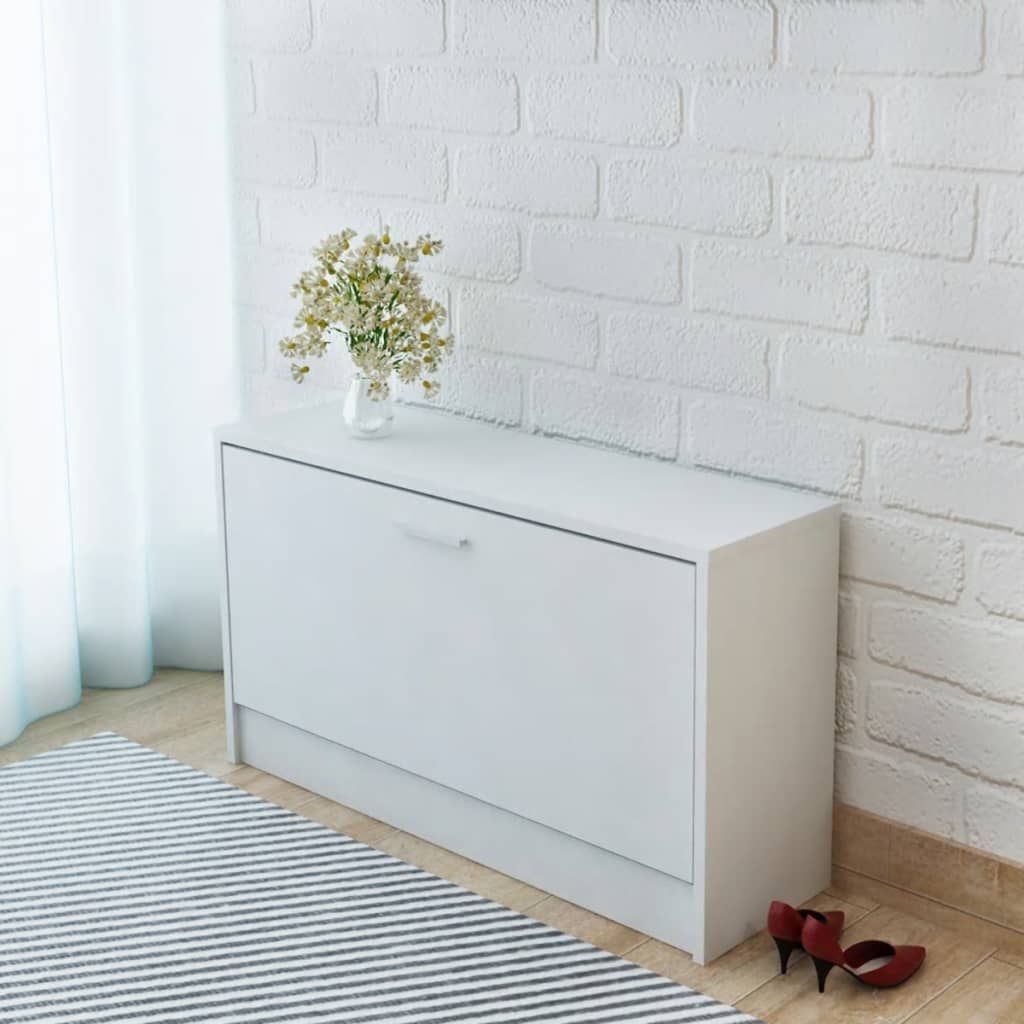 Galleria Design Shoe Storage Bench White 80x24x45 cm