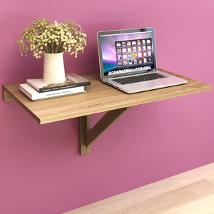 Galleria Design Folding Wall Table Oak 100x60 cm