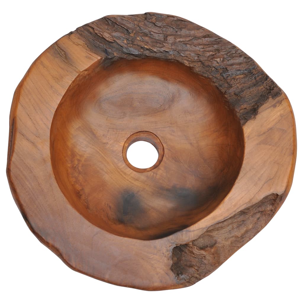 Galleria Design Basin Solid Teak 45 cm